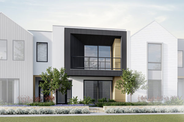 Sleek double storey home designs for Perth